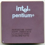 Процессор Intel Pentium 100 MHz SY007 Socket 7
