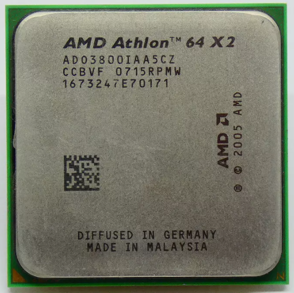 Процессор AMD Athlon 64 X2 3800+  ADO3800IAA5CZ AM2