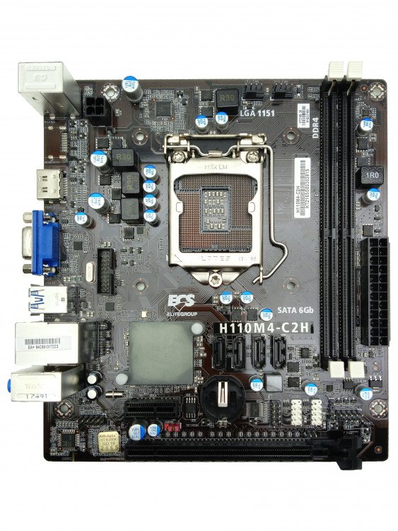 Материнская плата EliteGroup (ECS) H110M4-C2H Socket 1151