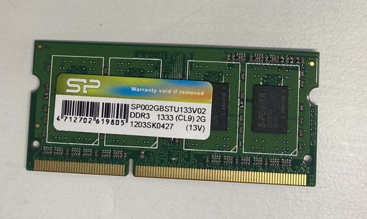 Оперативная память Silicon Power SP002GBSTU133V02 2GB DDR3