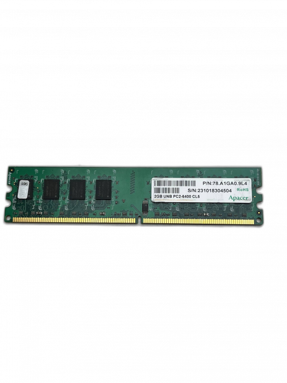 оперативная память Apacer 2GB UNB PC2-6400 CL5 DDR2