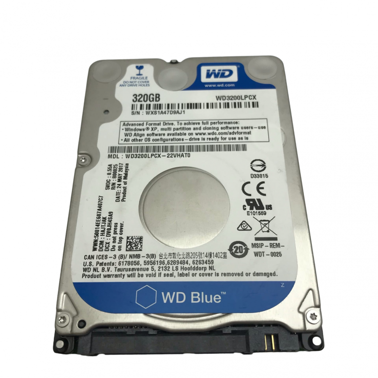 Жесткий диск Western Digital WD Blue 320 ГБ WD3200LPCX sata 2.5"
