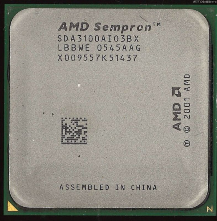 AMD Sempron 3100+  SDA3100AIO3BX