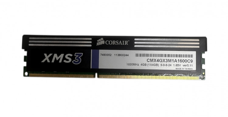 Оперативная память Corsair XMS3 CMX4GX3M1A1600C9 DDR3 4GB