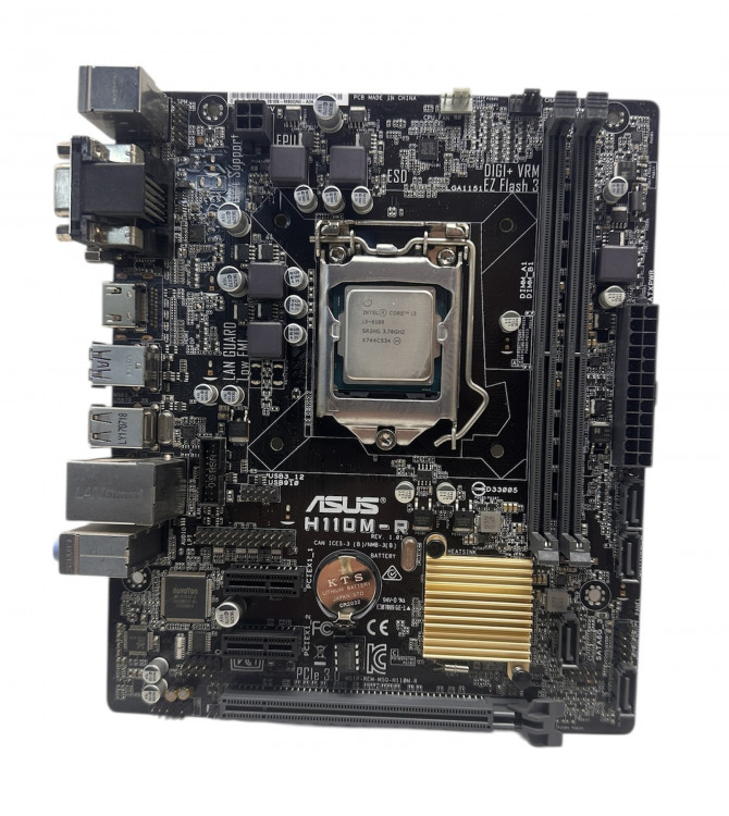 Материнская плата ASUS H110M-R +i3-6100 Socket 1151