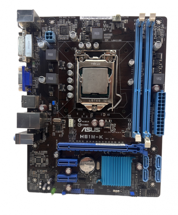 Материнская плата ASUS H61M-K +I5-2300 Socket 1155