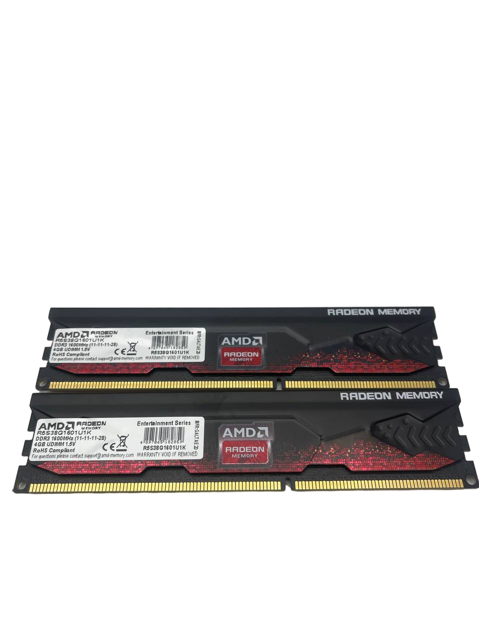 Оперативная память AMD Radeon R5 Entertainment Series DDR3 1600 Мгц 2x4GB  R5S38G1601U1K