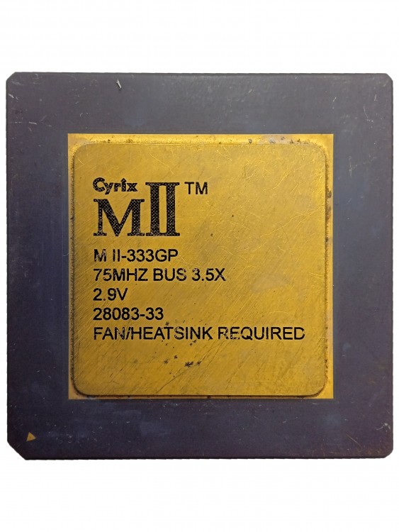 Процессор Cyrix MII-333GP 75MHz 2.9V Socket 7