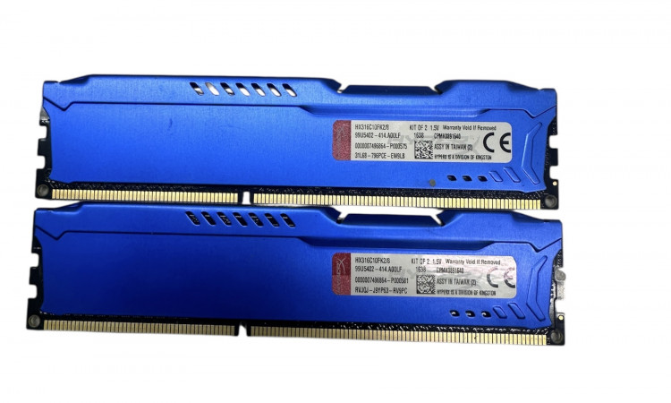Оперативная память Kingston  HyperX FURY Blue HX316C10FK2/8 DDR3