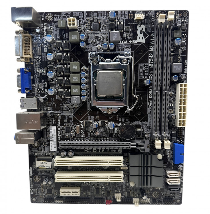 Материнская плата EliteGroup B75H2-M3 +I5-2400 Socket 1155