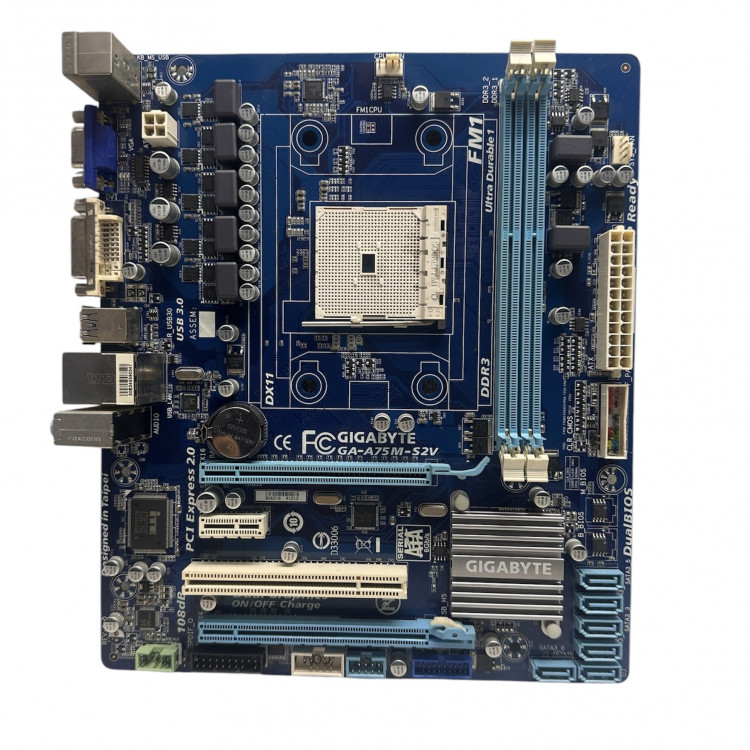 Материнская плата GIGABYTE GA-A75M-S2V (rev. 1.0) Socket FM1