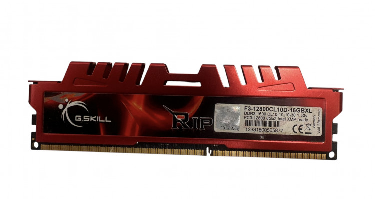 Оперативная память G.Skill RipjawsX  RipjawsX  F3-12800CL10D-16GBXL (8GBx1) DDR3 8GB