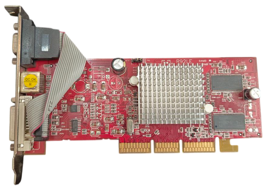 Видеокарта GIGABYTE GV-R925128DE RADEON 9250 128 Мб DDR AGP