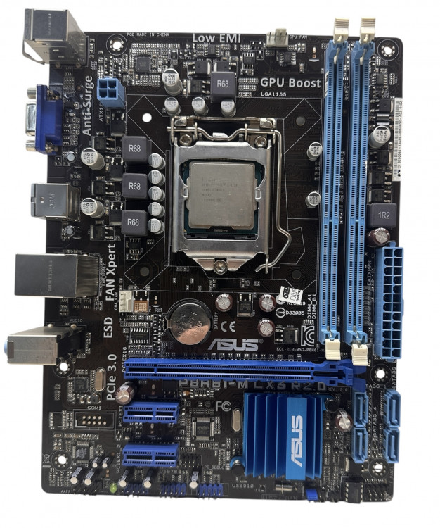 Материнская плата ASUS P8H61-M LX3 R2.0 +I3-3220 Socket 1155