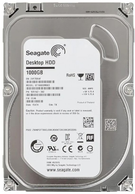 Жесткий диск Seagate 1TB ST1000DM003 SATA 3.5