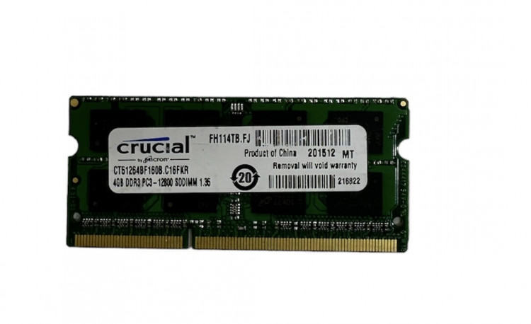 Оперативная память для ноутбука Crucial CT51264BA160B.C16FKR DDR3 4GB ...