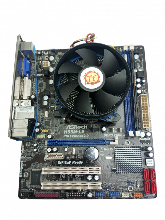 Комплект ASRock H55M-LE +i5-750 +8gb 