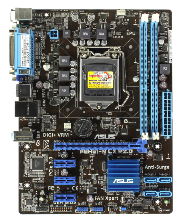 Материнская плата ASUS P8H61-M LX R2.0 Socket 1155