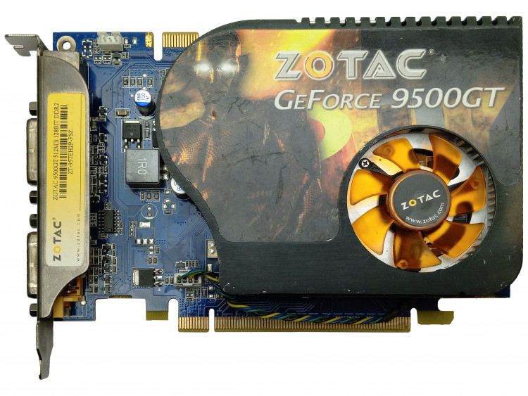 Видеокарта ZOTAC GeForce 9500GT 512Mb DDR2