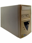 Компьютер на системе АТ. Asus P/I-P55T2P4, INTEL PENTIUM MMX 133MHz (SL27H), 200W, 32MB (72-pin FPM), S3 TRIO64UV+, Floppy.