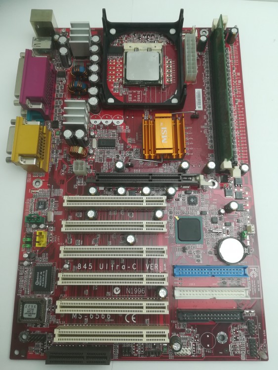 Материнская плата MSI MS-6566 845 Ultra-C Socket 478