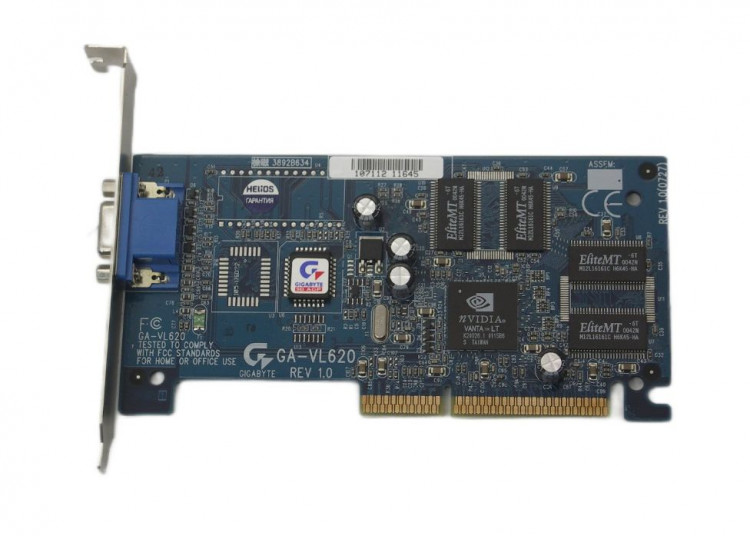 Видеокарта Gigabyte GA-VL620 REV 1.0 16mb, AGP 