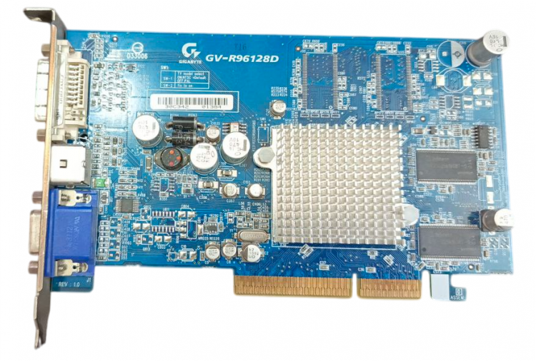 Видеокарта GIGABYTE GV-R96128D AGP