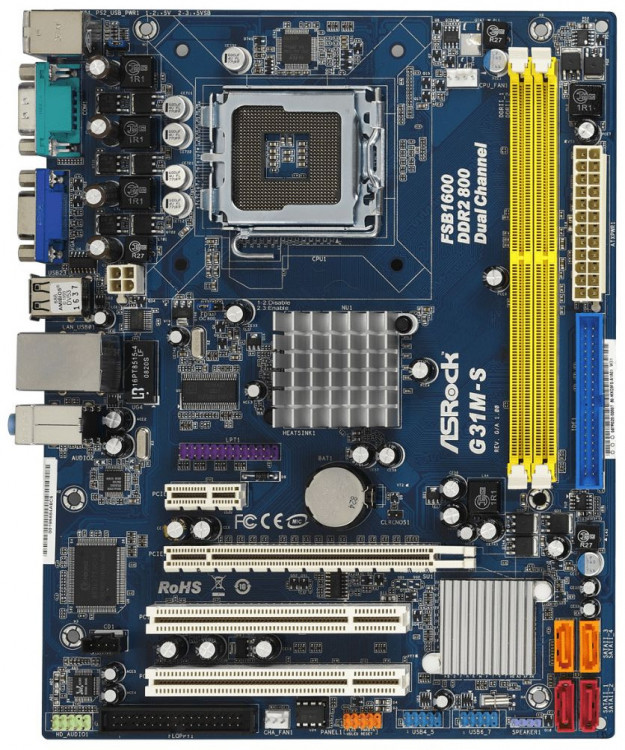Материнская плата ASRock G31M-S LGA775