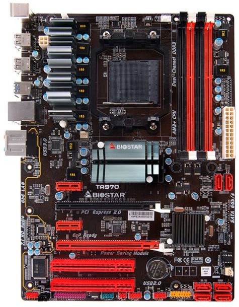 Материнская плата Biostar TA970 AM3+