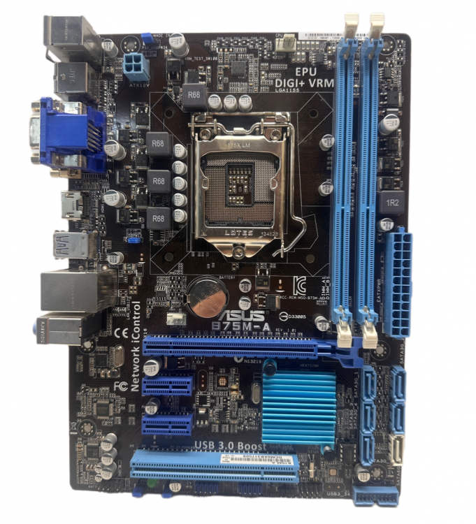 Материнская плата ASUS B75M-A Socket 1155