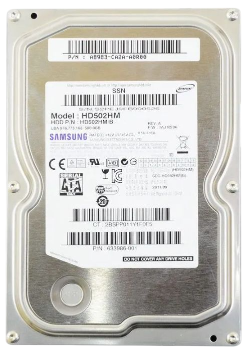 Жёсткий диск Samsung HD502HM 500GB SATA 3.5
