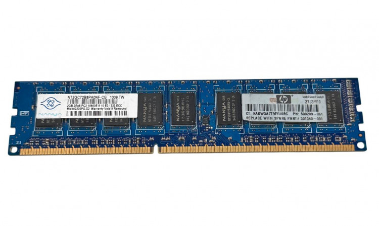 Оперативная память Nanya NT2GC72B8PA0NF-CG DDR3 2Gb 1333MHz ECC