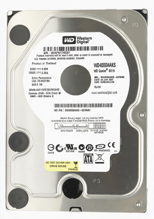 Жёсткий диск Western Digital WD4000AAKS 400GB SATA 3.5 