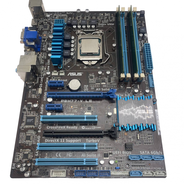 Материнская плата ASUS P8H77-V LE +G2010 +RAM 4GB Socket 1155
