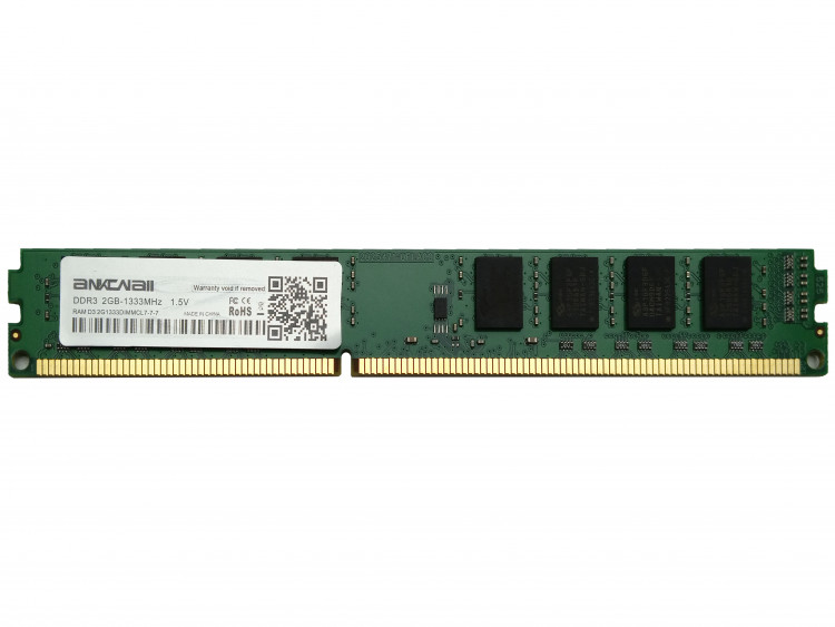 Оперативная память Ankowall DDR3 2Gb 1333MHz DIMM PC3-10600 RAMD3U1333DIMMCL9