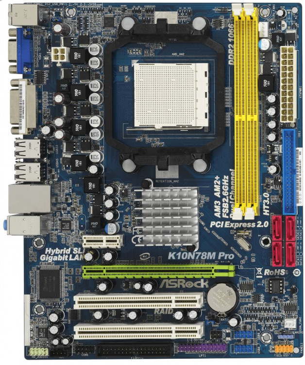 Материнская плата ASRock K10N78M PRO Socket AM2+