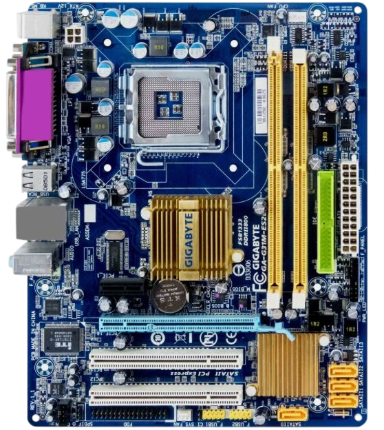 Материнская плата GIGABYTE GA-G31M-ES2L (rev. 1.1) (Уценка) Socket 775