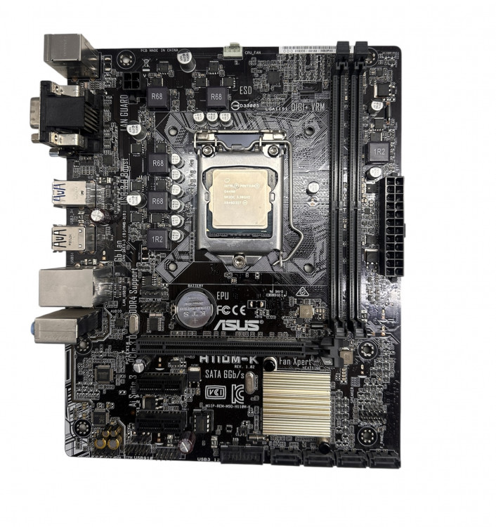Материнская плата ASUS H110M-K +G4400 Socket 1151 V1 