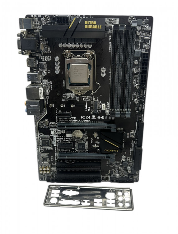Материнская плата GIGABYTE GA-H170-HD3 DDR3 (rev. 1.0) +I3-6100 Socket 1151 V1