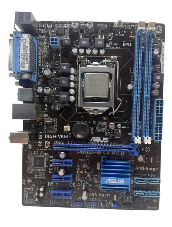 Материнская плата ASUS P8H61-M LX R2.0 rev 1.03 +I3-3240 Socket 1155