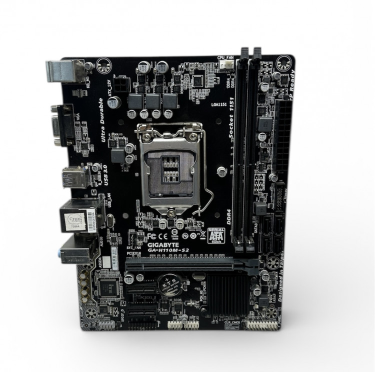 Материнская плата GIGABYTE GA-H110M-S2 (rev. 1.0) Socket 1151 v1
