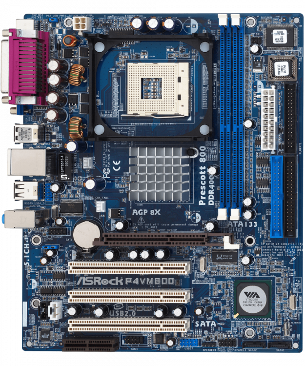 Материнская плата ASRock P4VM890 Socket 478