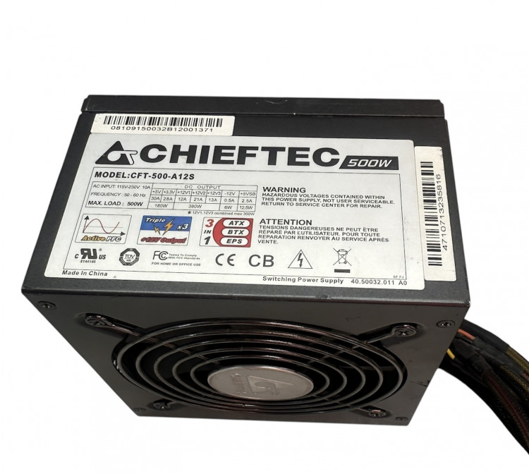 Блок питания Chieftec CFT-500A-12S 500W