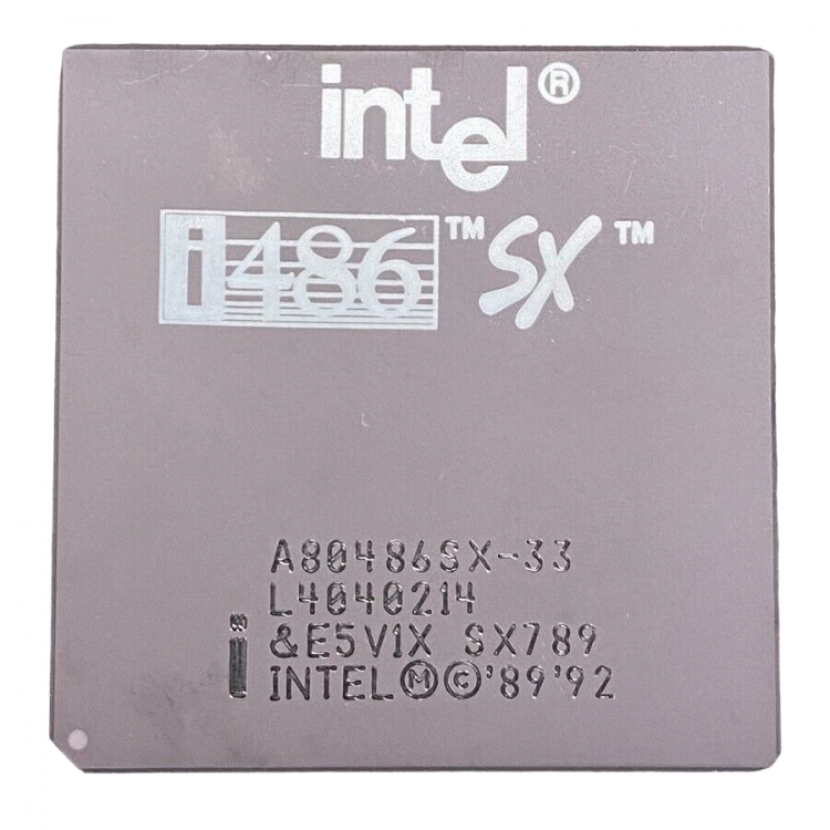 Процессор Intel A80486SX-33 33 MHz PGA168 486 