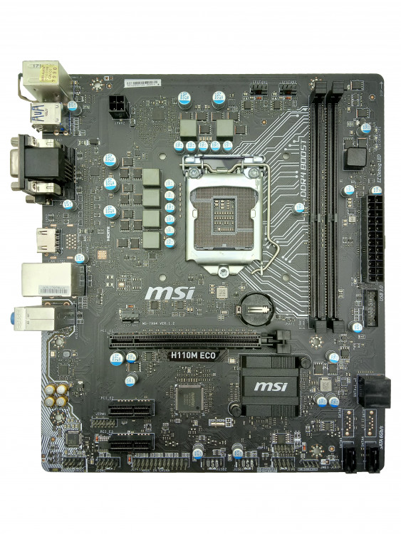 Материнская плата MSI H110M ECO LGA1151