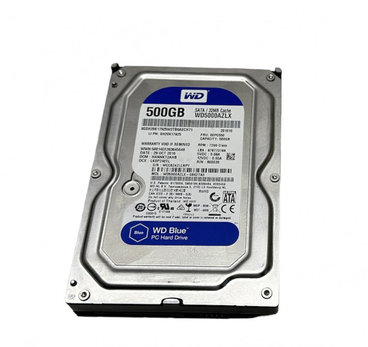 Жесткий диск Western Digital WD Blue 500GB WD5000AZLX