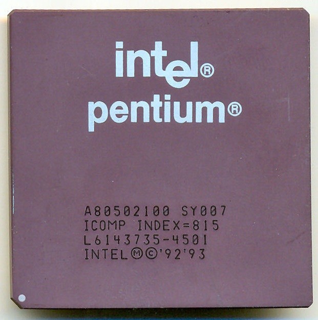 Процессор Intel Pentium 100 MHz SY007 Socket 7