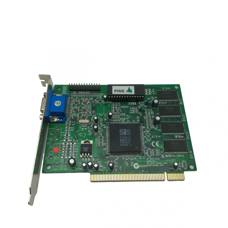 Видеокарта Pine SIS 6326 8 МБ PT-5968-78 PCI