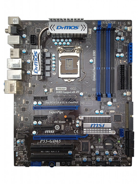 Материнская плата MSI MS-7583 P55-GD65 LGA1156