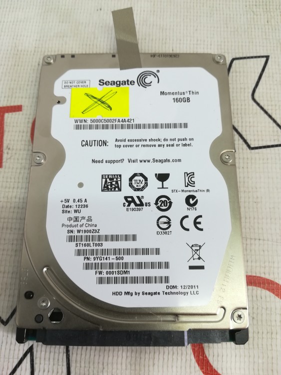 Жесткий диск Seagate ST160LT003 160GB SATA 2,5